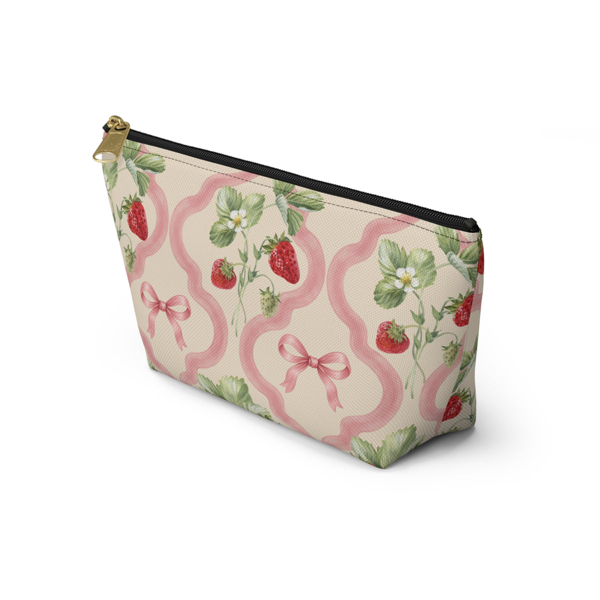 Strawberry Scallop Everything Pouch