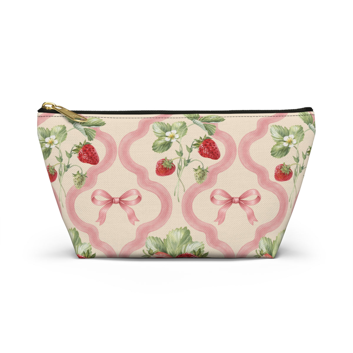 Strawberry Scallop Everything Pouch