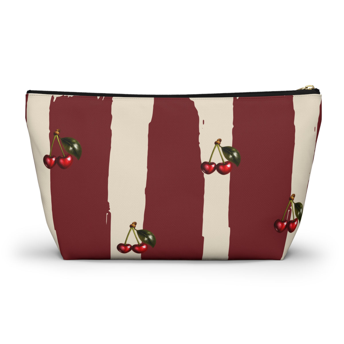 Cherry Stripe Everything Pouch