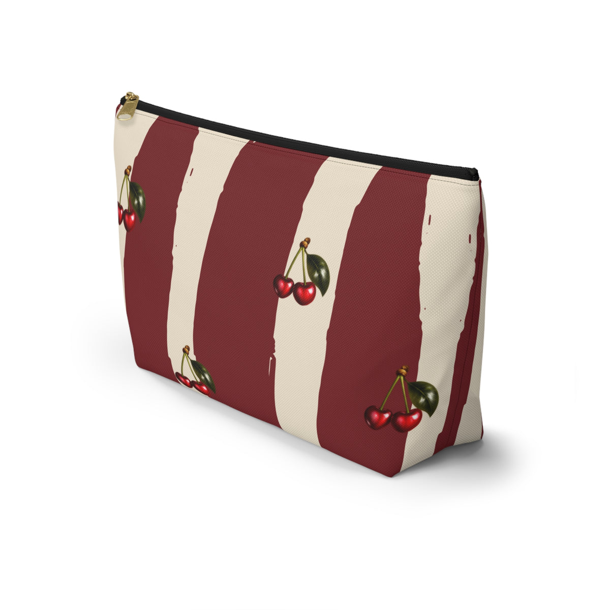 Cherry Stripe Everything Pouch