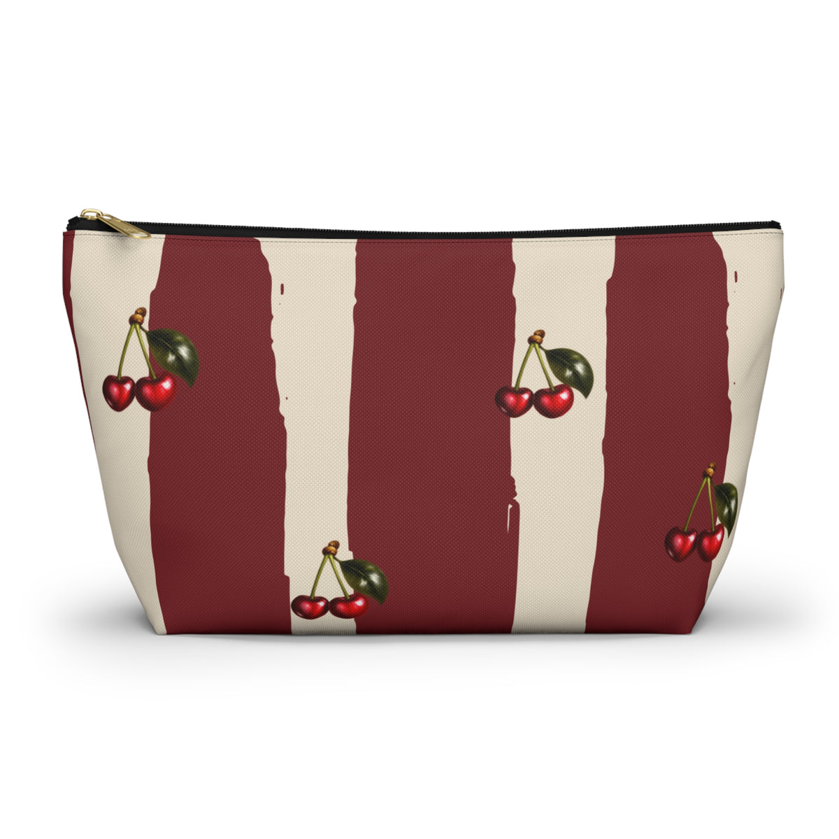 Cherry Stripe Everything Pouch