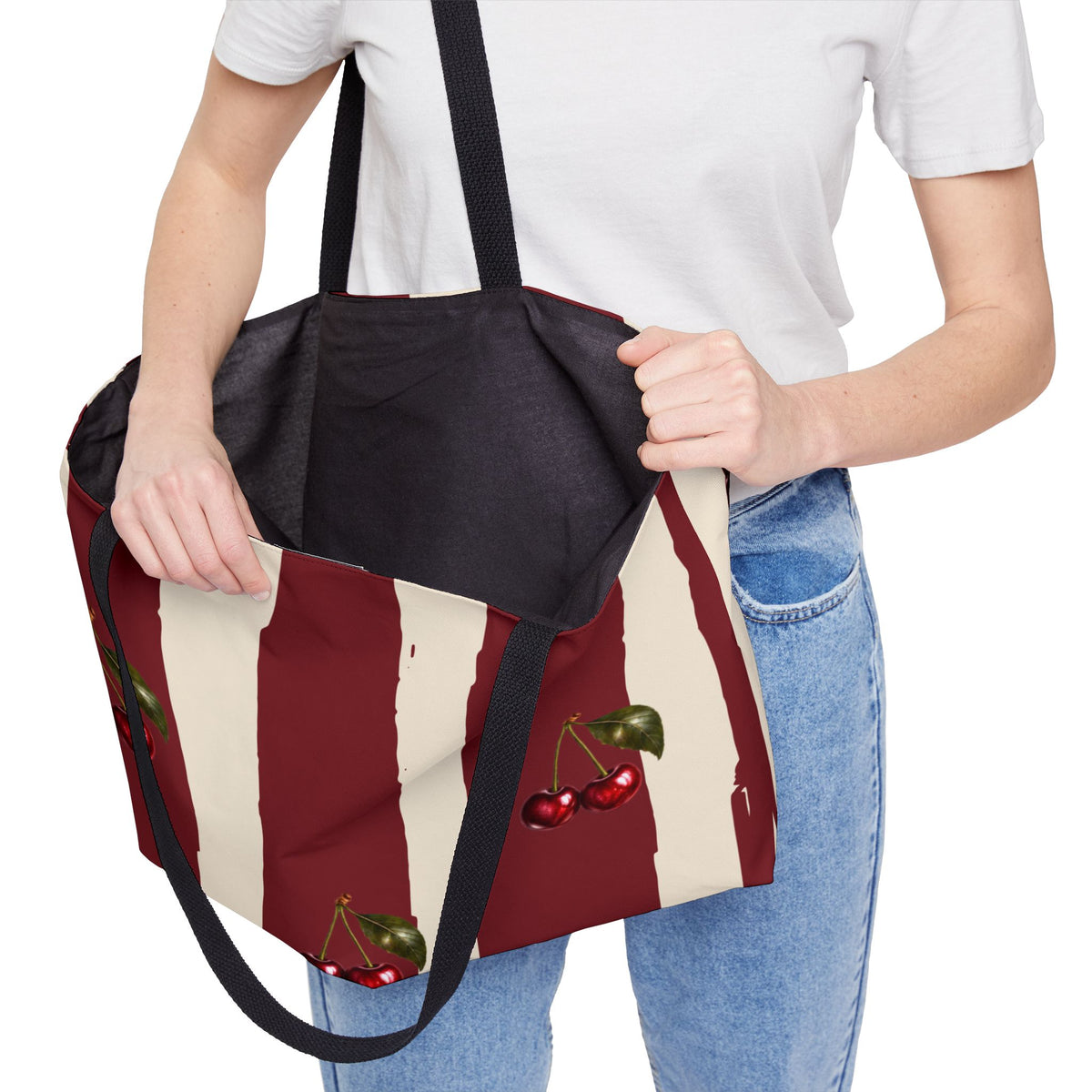 The Cherry Stripe Weekender