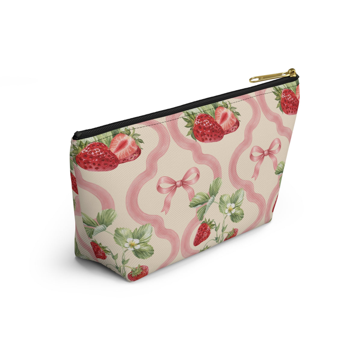 Strawberry Scallop Everything Pouch