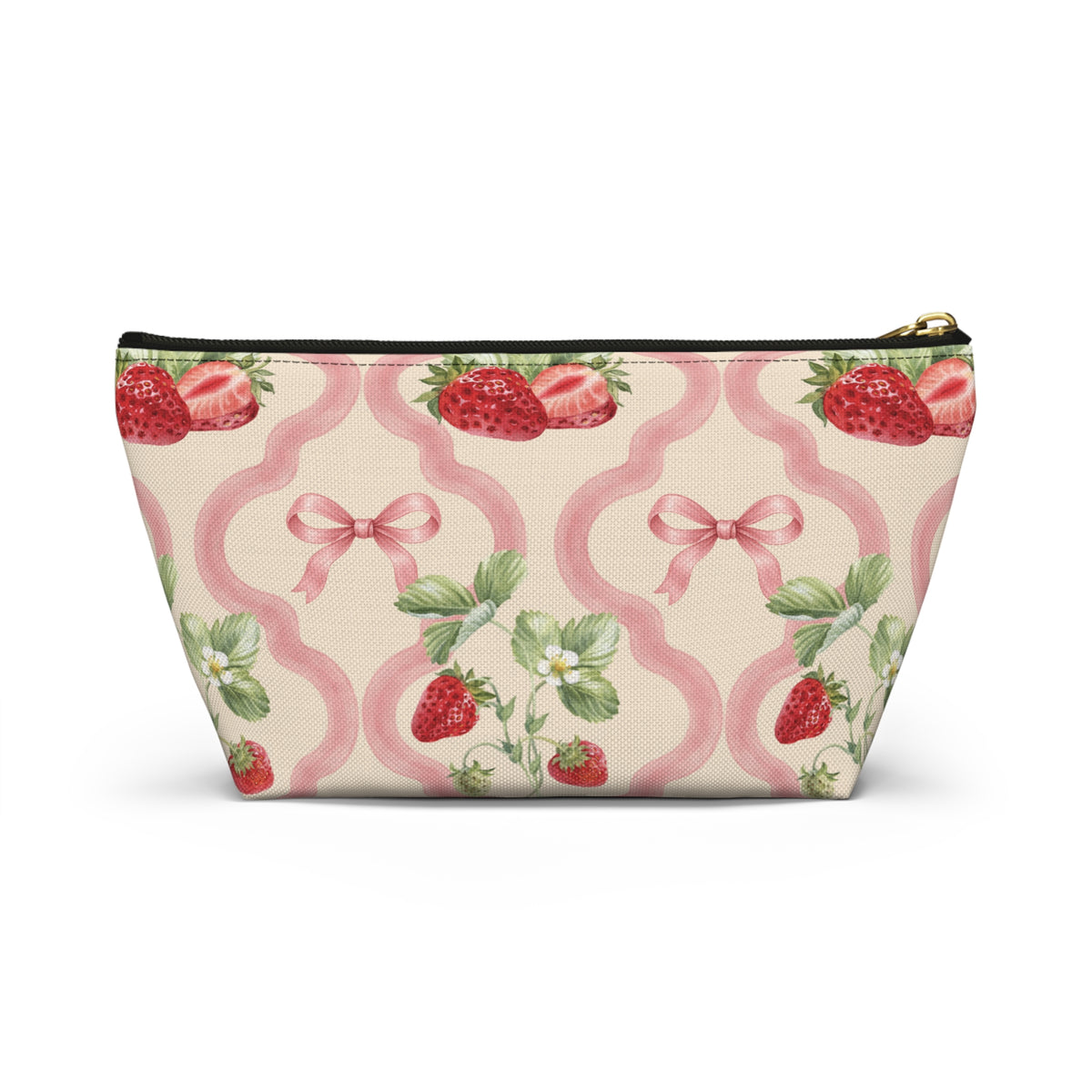 Strawberry Scallop Everything Pouch