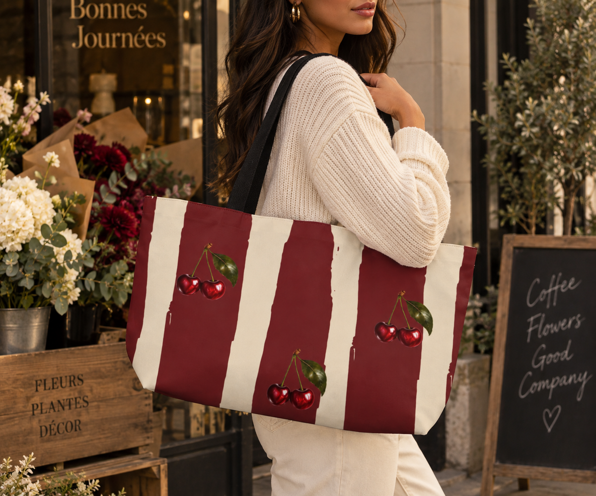 The Cherry Stripe Weekender
