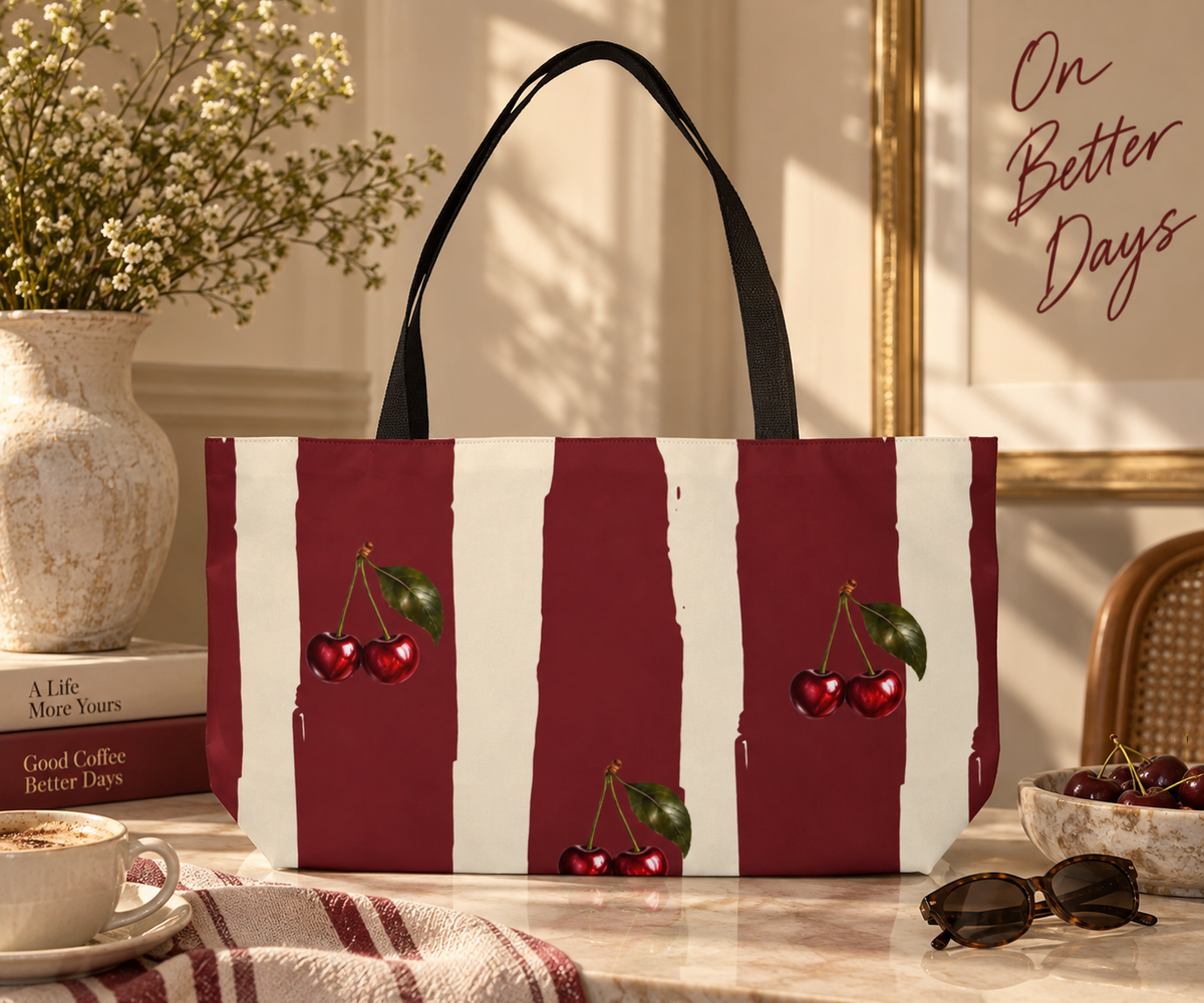 The Cherry Stripe Weekender