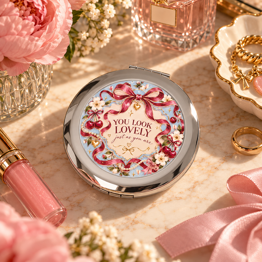 You Look Lovely — Compact Travel Mirror