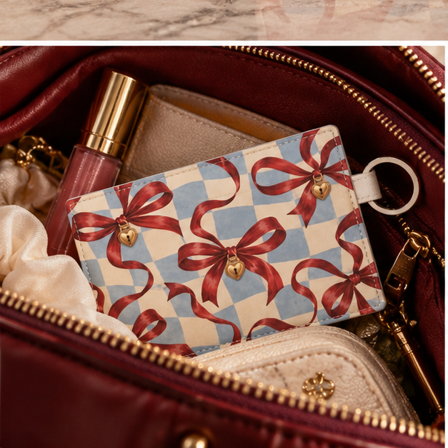 Le Petit Porte-Cartes — Saffiano Card Holder