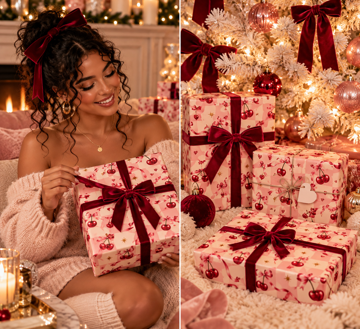 Holiday Cherry — Gift Wrap