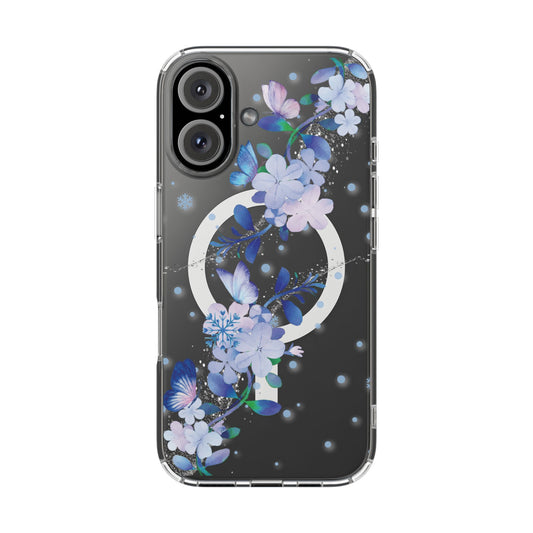 The "Jardin d'Hiver" Case | Clear Winter Frost (MagSafe)