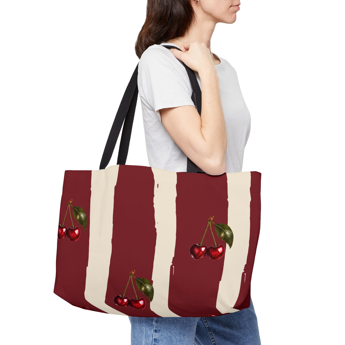 The Cherry Stripe Weekender