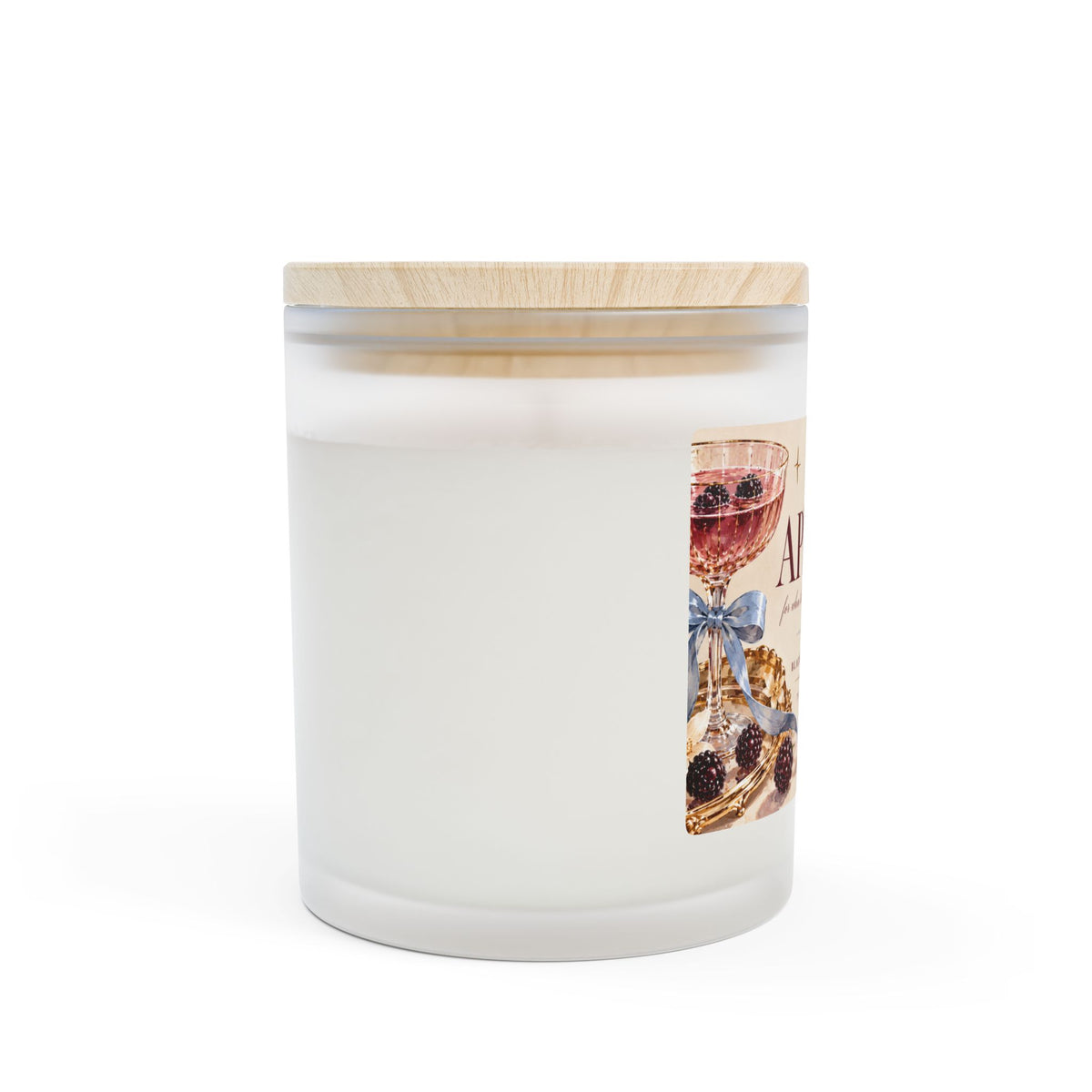 Après 5 — Blackberry Vanilla Frosted Glass Candle